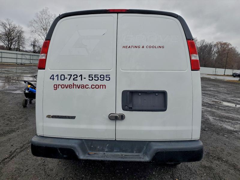 2023 Chevrolet Express VIN 1GCWGAFP3P1157266 COPART salvage auction — FRONT END, Md - Cert Of Salvage > 75% Damage, sold $7,700 on 2026-07-28 (photo 6)