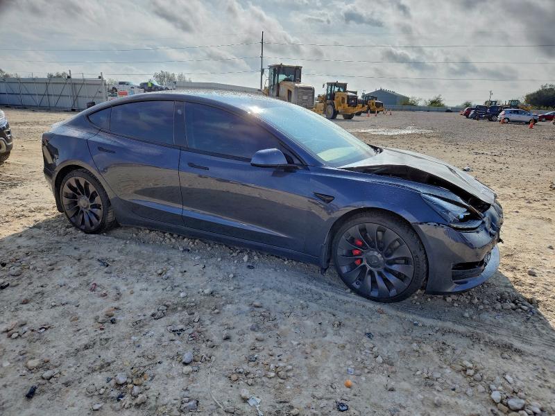 2021 Tesla Model 3 VIN 5YJ3E1ECXMF086173 COPART salvage auction — FRONT END, Tx - Salvage Vehicle Title, sold $7,200 on 2026-07-09 (photo 4)