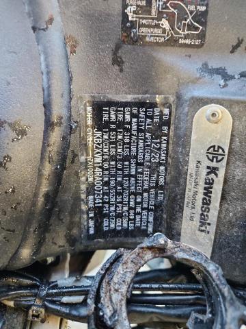 2024 Kawasaki Zx VIN JKBZXVM14RA007341 COPART salvage auction — ROLLOVER, Salvage Title, sold $2,050 on 2026-07-20 (photo 8)