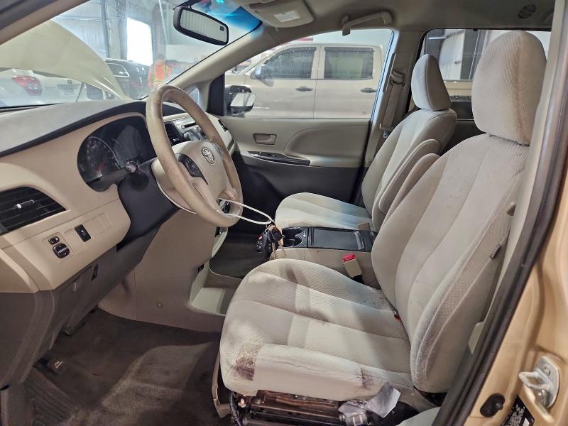 2014 Toyota Sienna VIN 5TDKK3DC4ES435049 COPART salvage auction — FRONT END, Ne - Cert Of Title-Salvage, sold $225 on 2026-07-28 (photo 7)
