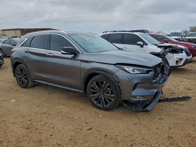 2022 Infiniti Qx50 VIN 3PCAJ5BA7NF108113 COPART salvage auction — FRONT END, Tx - Salvage Vehicle Title, sold $325 on 2026-07-09 (photo 4)