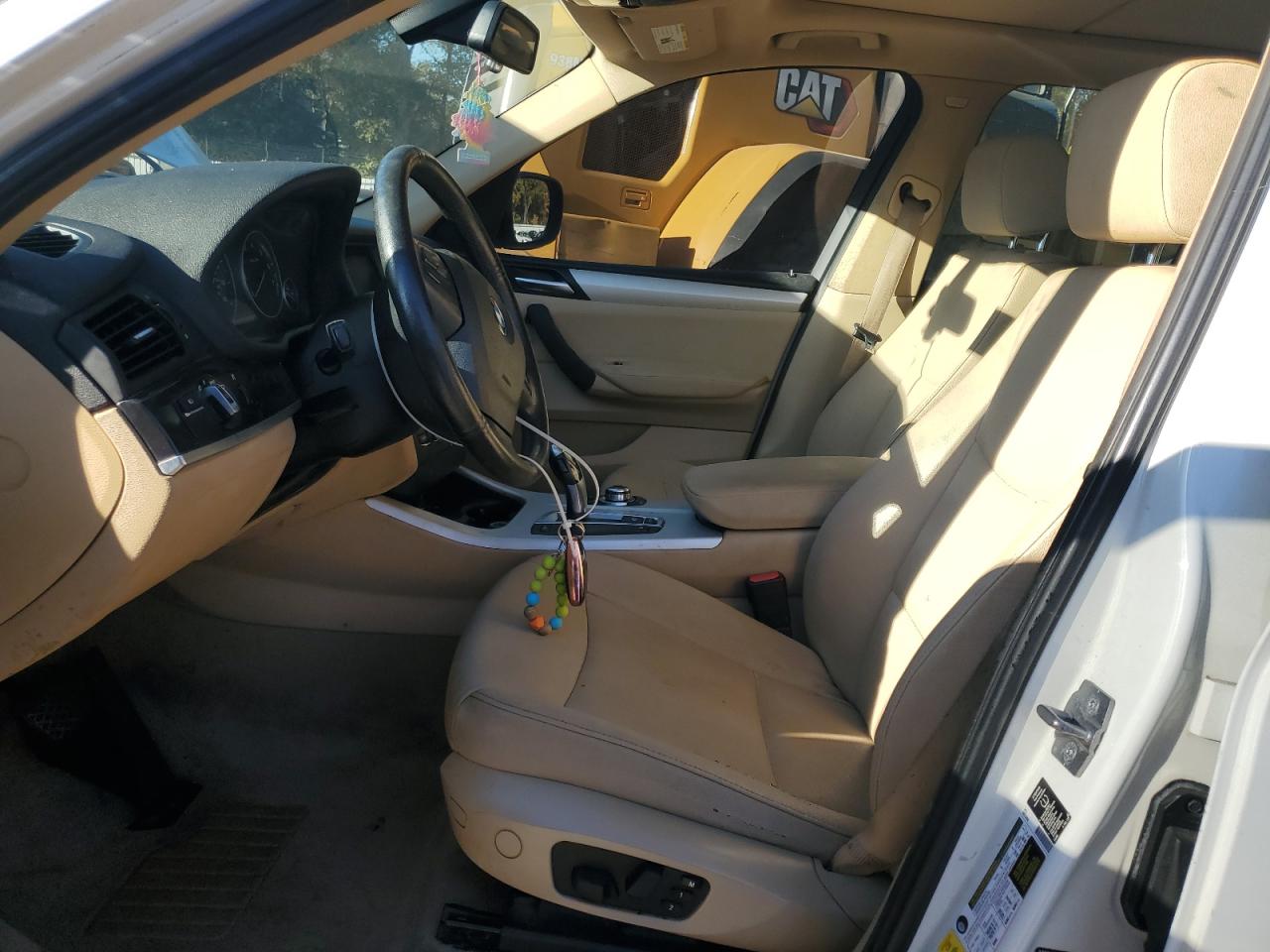 2012 BMW X3 VIN 5UXWX5C54CL719361 COPART salvage auction — Front End, GA - BILL OF SALE - PARTS ONLY, sold $500 on 2026-06-30 (photo 7)