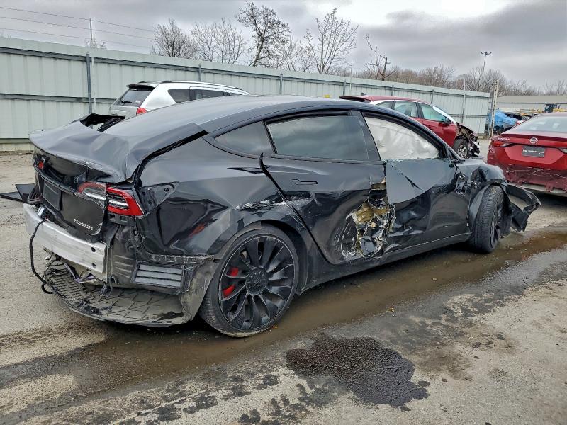2022 Tesla Model 3 VIN 5YJ3E1ECXNF254217 COPART salvage auction — ALL OVER, Va - Cert Of Title - Salvage, sold $1,150 on 2026-07-02 (photo 3)