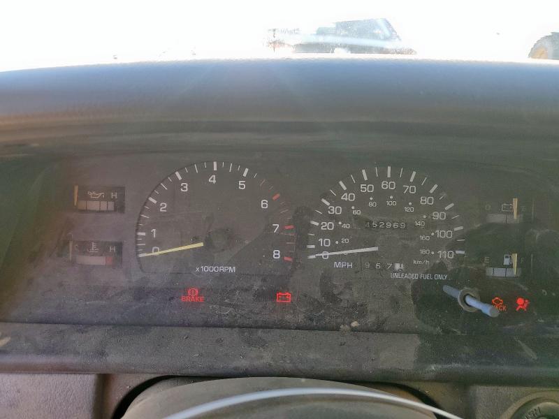 1995 Toyota T100 VIN JT4VD12E5S0011071 COPART salvage auction — FRONT END, Id - Salvage Certificate Of Title, sold $50 on 2026-07-29 (photo 9)