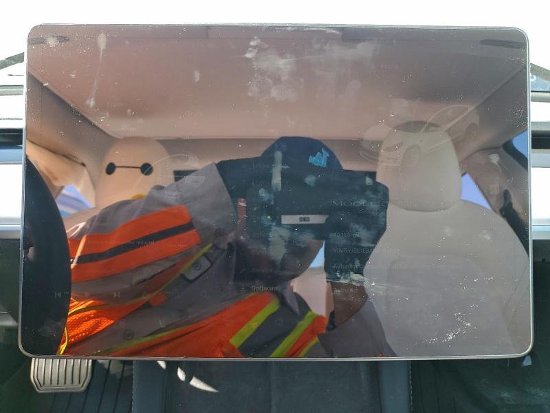 2022 Tesla Model 3 VIN 5YJ3E1EB4NF194958 COPART salvage auction — FRONT END, Ca - Salvage Certificate, sold $6,600 on 2026-07-10 (photo 9)