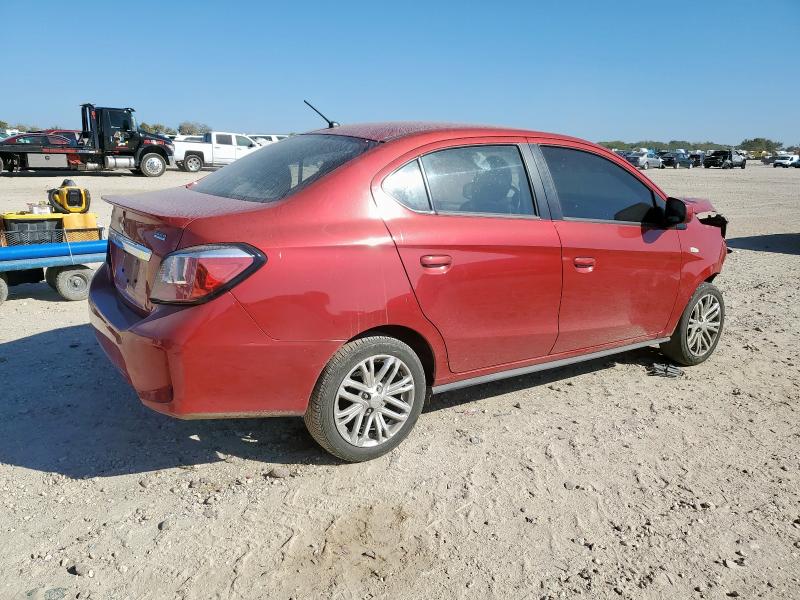 2024 Mitsubishi Mirage VIN ML32FUFJ3RHF12838 COPART salvage auction — FRONT END, Tx - Salvage Vehicle Title, sold $15 on 2026-07-30 (photo 3)