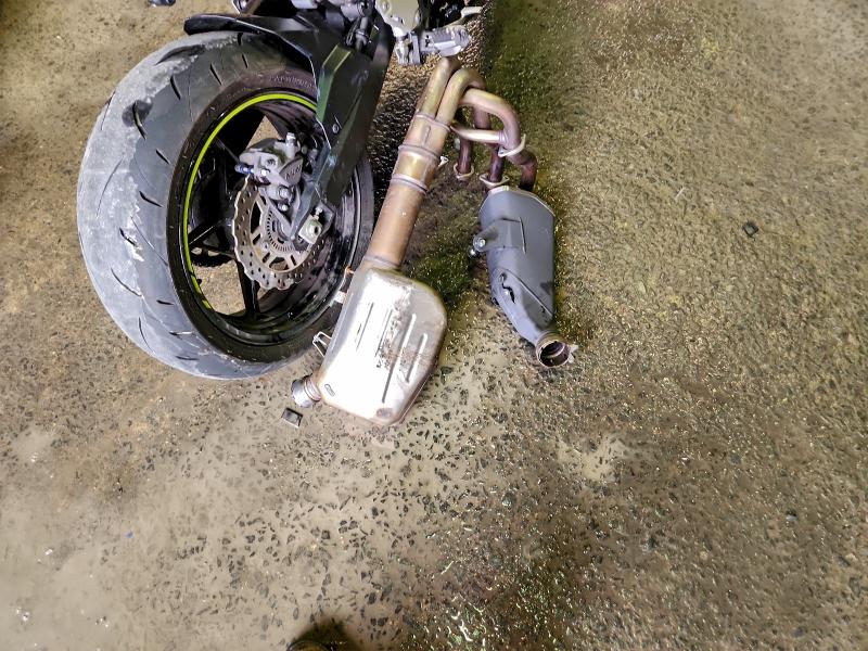 2024 Kawasaki Zr VIN ML5ZRDF13RDA69207 COPART salvage auction — SIDE, Nj - Cert Of Title-Salvage, sold $550 on 2026-07-23 (photo 9)
