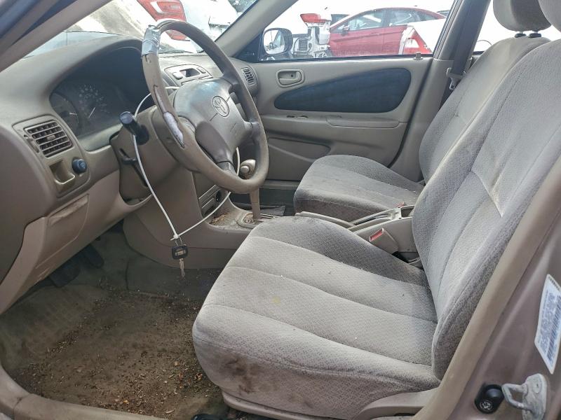 1999 Toyota Corolla VIN 1NXBR12E8XZ289236 COPART salvage auction — FRONT END, IL - SALVAGE CERTIFICATE, sold $250 on 2026-07-09 (photo 7)