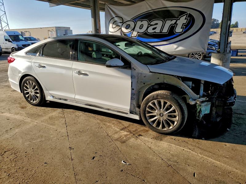 2015 Hyundai Sonata VIN 5NPE34AF9FH014725 COPART salvage auction — FRONT END, Ca - Salvage Certificate, sold $2,100 on 2026-07-09 (photo 4)