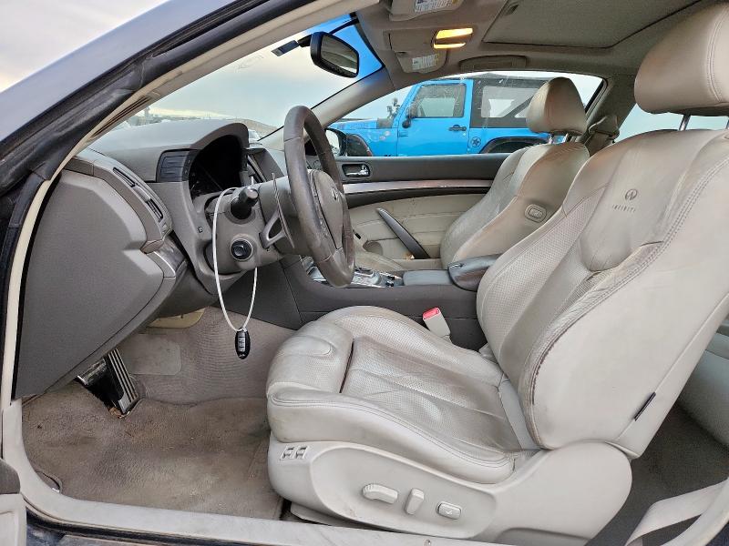 2011 Infiniti G VIN JN1CV6EK9BM215497 COPART salvage auction — FRONT END, Tx - Salvage Vehicle Title, sold $400 on 2026-07-02 (photo 7)