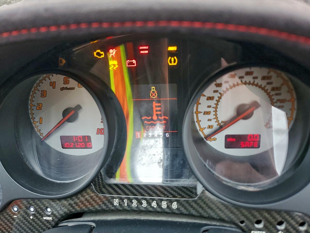 2012 Lamborghini Gallardo VIN ZHWGU7AJ5CLA11916 COPART salvage auction — All Over, NJ - CERT OF TITLE-SALVAGE, sold $45,000 on 2026-01-15 (photo 9)