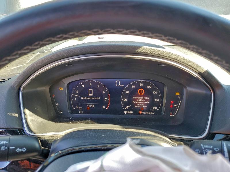 2022 Honda Civic VIN 19XFL1H81NE013839 COPART salvage auction — FRONT END, Id - Salvage Certificate Of Title, sold $200 on 2026-07-21 (photo 9)