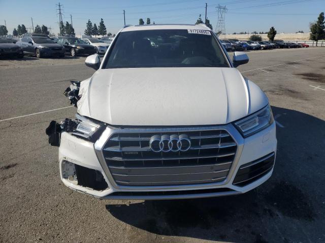2020 Audi Q5 VIN WA1ANAFY3L2047213 COPART salvage auction — FRONT END, Ca - Salvage Certificate, sold $8,500 on 2026-07-14 (photo 5)