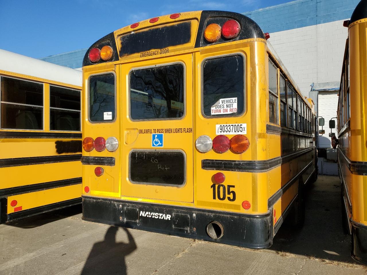 2013 Ic Corporation Ce Series School VIN 4DRBUSKN3DB303412 COPART salvage auction — Minor Dent/Scratches, IA - CERTIFICATE OF TITLE, sold $1,200 on 2026-07-08 (photo 4)