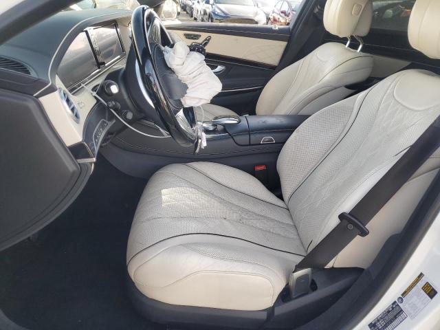 2017 Mercedes-benz S-klasse VIN WDDUG8CB1HA291872 COPART salvage auction — FRONT END, Ca - Salvage Certificate, sold $3,400 on 2026-07-09 (photo 7)