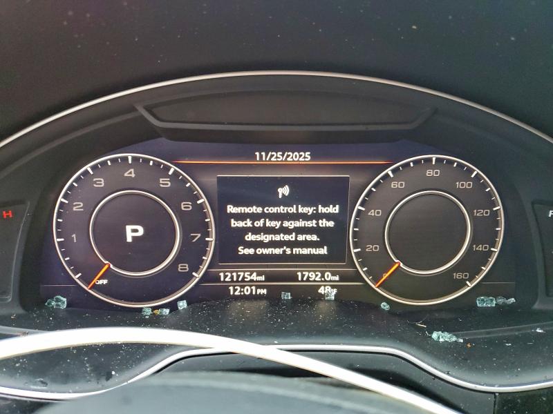2018 Audi Q7 VIN WA1VAAF75JD038454 COPART salvage auction — ROLLOVER, Ca - Salvage Certificate, sold $3,250 on 2026-07-09 (photo 9)