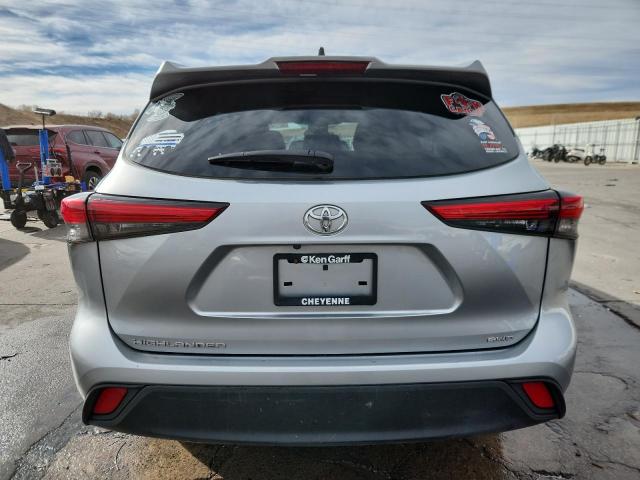 2022 Toyota Highlander VIN 5TDCZRBH1NS202957 COPART salvage auction — HAIL, Wy - Dis/Dlr/Exp Only Salvage Title, sold $5,000 on 2026-06-29 (photo 6)