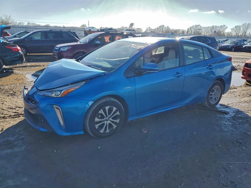 2019 Toyota Prius VIN JTDL9RFU7K3009684 COPART salvage auction — FRONT END, Ks - Cert Of Title-Salvage, sold $4,100 on 2026-07-02 (photo 1)