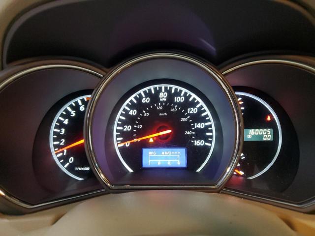 2014 Nissan Murano VIN JN8AZ1MW2EW521583 COPART salvage auction — FRONT END, Salvage Title, sold $425 on 2026-07-22 (photo 9)