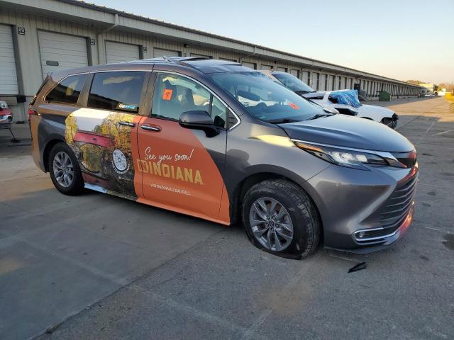 2022 Toyota Sienna VIN 5TDYRKEC8NS124738 COPART salvage auction — SIDE, Ky - Cert Of Title-Salvage, sold $7,300 on 2026-07-13 (photo 4)