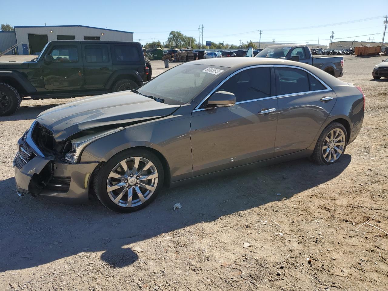 2017 Cadillac ATS VIN 1G6AB5SX1H0151725 COPART salvage auction — Front End, OK - CERT OF TITLE-SALVAGE, sold $2,050 on 2026-06-23 (photo 1)