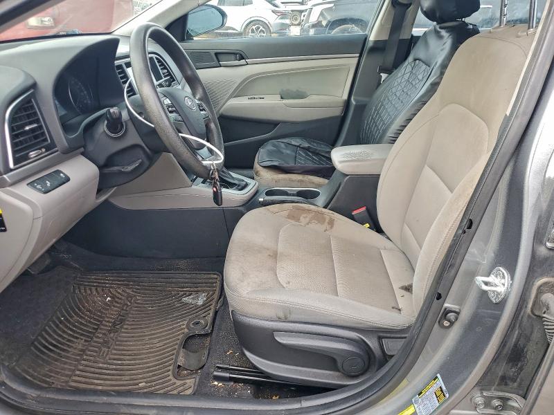 2018 Hyundai Elantra VIN KMHD84LF9JU607831 COPART salvage auction — FRONT END, MI - TR52 - ABANDONMENT, sold $1,400 on 2026-07-02 (photo 7)