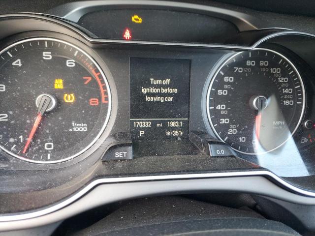 2013 Audi A4 VIN WAUKFBFL5DN022408 COPART salvage auction — NORMAL WEAR, PA - CERTIFICATE OF SALVAGE, sold $825 on 2026-07-31 (photo 9)