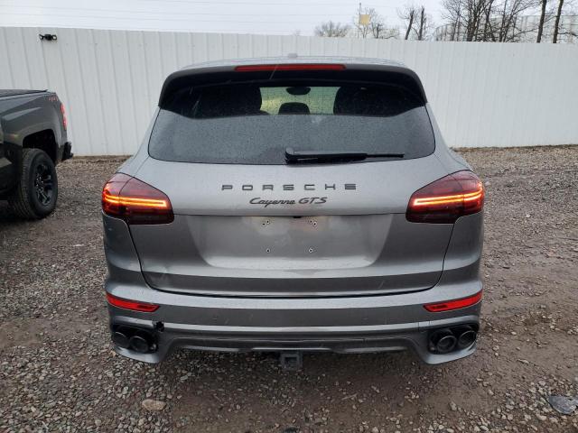2018 Porsche Cayenne VIN WP1AD2A27JLA80755 COPART salvage auction — Front End, IN - CERT OF TITLE-SALVAGE TITLE (P), sold $15,700 on 2026-01-12 (photo 6)