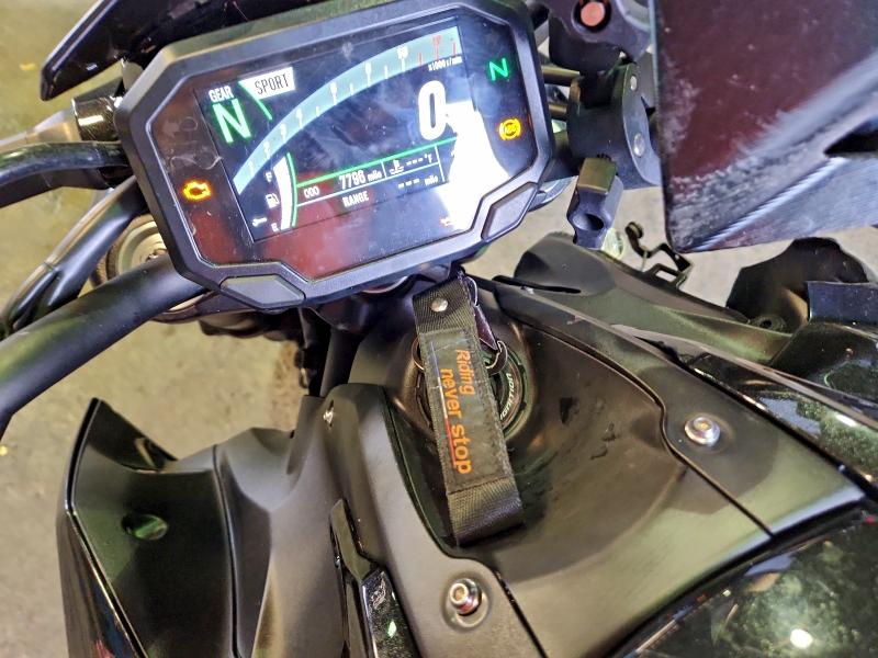 2024 Kawasaki Zr VIN ML5ZRDF13RDA69207 COPART salvage auction — SIDE, Nj - Cert Of Title-Salvage, sold $550 on 2026-07-23 (photo 8)