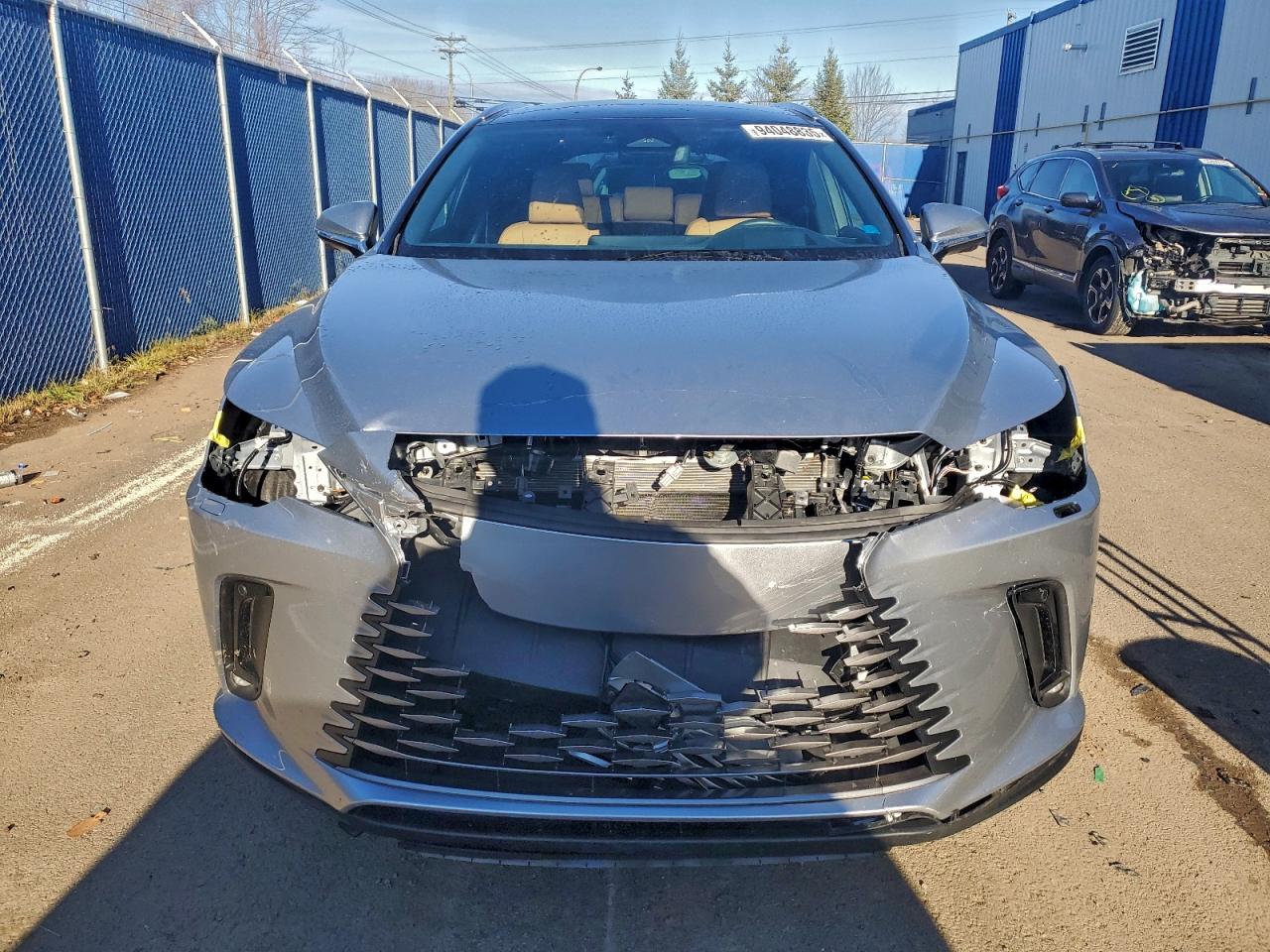 2025 Lexus RX 350h VIN 2T2BBMCA8SC094969 COPART salvage auction — Front End, NS - SALVAGE TITLE, sold $49,250 on 2026-01-22 (photo 5)