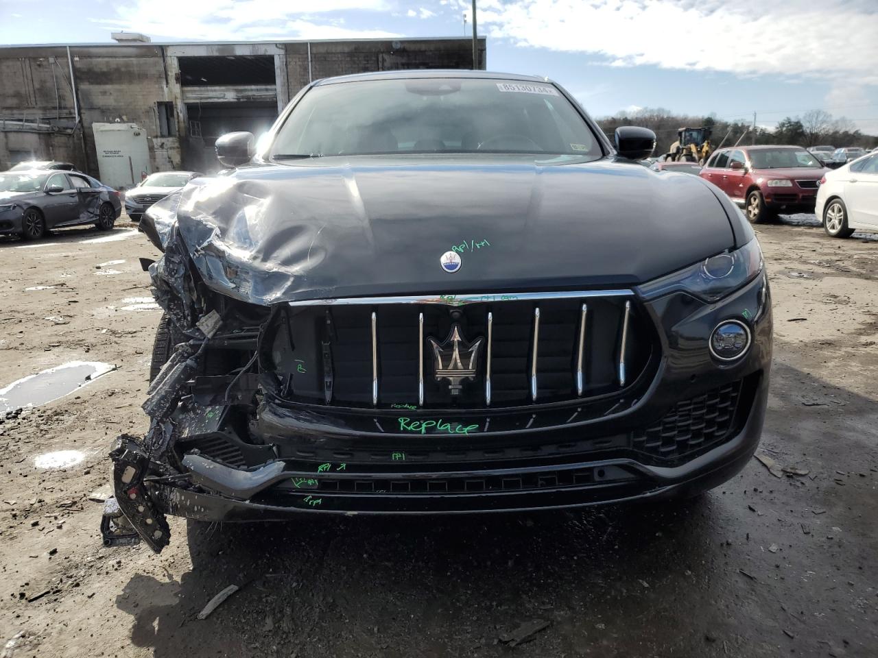 2021 MASERATI ALL MODELS VIN ZN661XUA3MX370843 COPART salvage auction — FRONT END, VA - CERT OF TITLE - SALVAGE, sold $12,200 on 2025-02-26 (photo 5)
