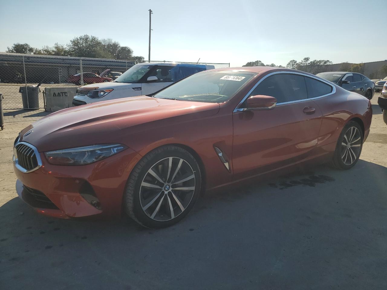 2020 BMW 8 SERIES VIN WBAAE2C0XLCD25397 — COPART salvage auction photo