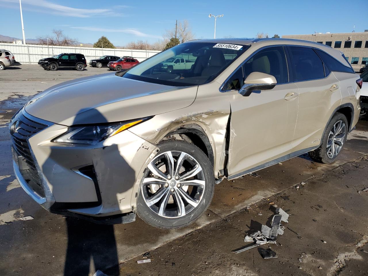 2018 LEXUS RX450 VIN JTJDGKCA8J2004362 — COPART salvage auction photo