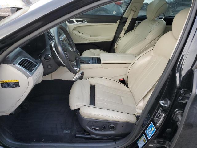 2015 Hyundai Genesis VIN KMHGN4JE3FU043598 COPART salvage auction — Burn Engine, On - Permit Irrepairable, sold $250 on 2026-07-28 (photo 7)