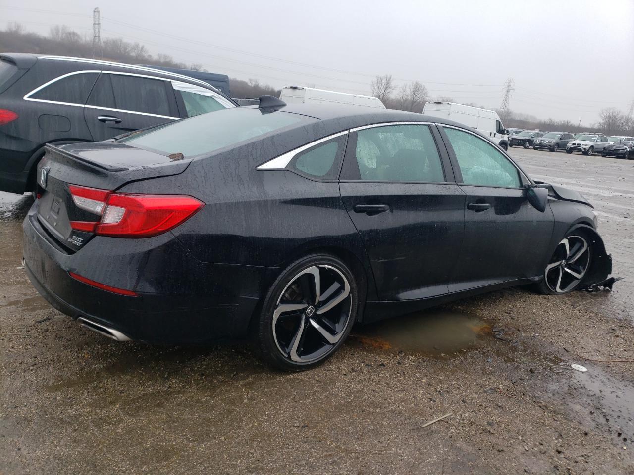 2021 Honda Accord VIN 1HGCV2F31MA010842 COPART salvage auction — ALL OVER, IL - CERT OF TITLE-FLOOD/REBUILT, sold $2,050 on 2025-01-02 (photo 3)