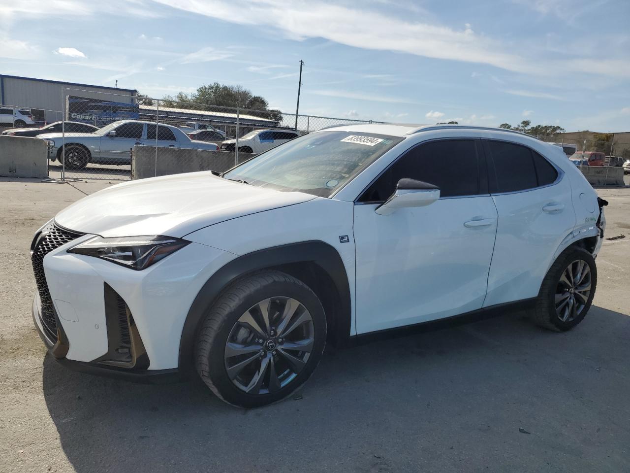 2019 LEXUS UX 200 VIN JTHY3JBH1K2018001 — COPART salvage auction photo
