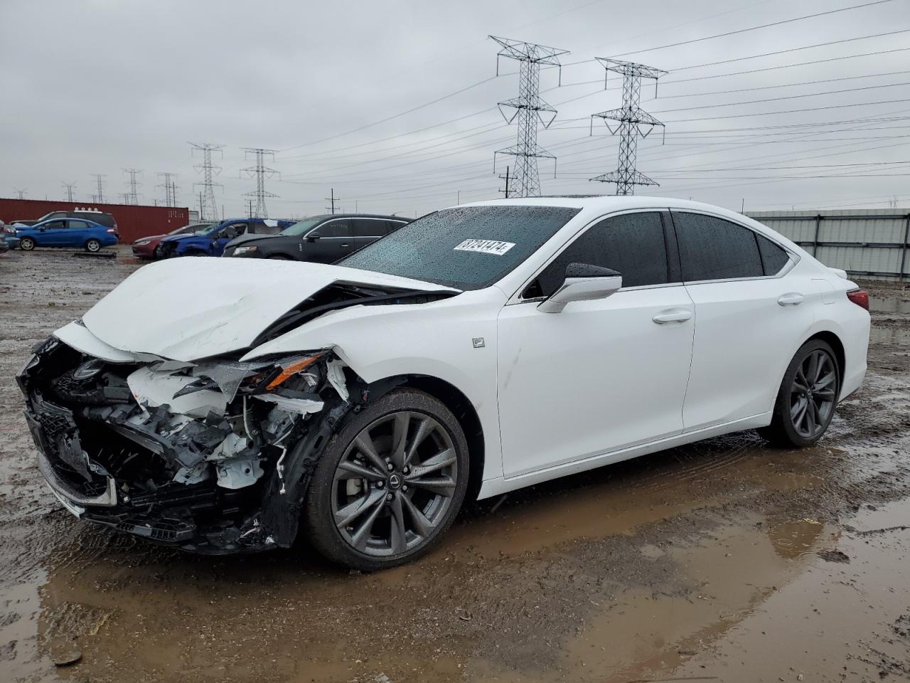 2021 LEXUS ES350 VIN 58AGZ1B17MU093330 — COPART salvage auction photo
