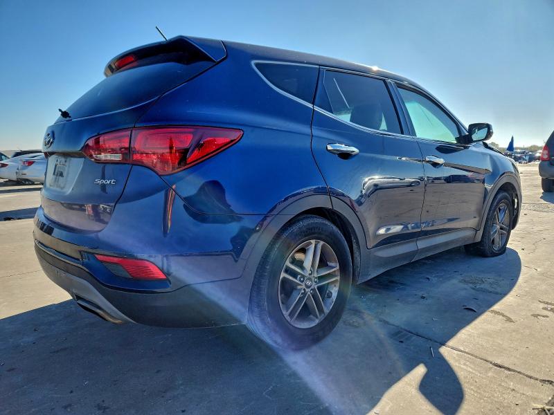 2018 Hyundai Santa fe VIN 5XYZT3LB8JG561975 COPART salvage auction — FRONT END, Tx - Salvage Vehicle Title, sold $1,550 on 2026-07-02 (photo 3)