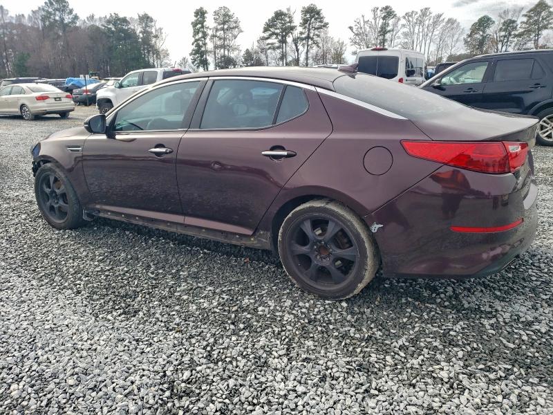 2015 Kia Optima VIN 5XXGM4A74FG449713 COPART salvage auction — FRONT END, Nc - Salvage Certificate Of Title, sold $250 on 2026-07-28 (photo 2)