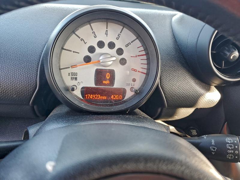 2013 Mini Cooper VIN WMWZC3C52DWP51074 COPART salvage auction — FRONT END, Ga - Cert Of Title-Salvage, sold $575 on 2026-07-07 (photo 9)