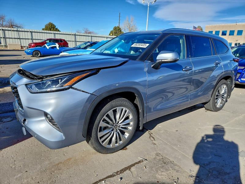 2022 Toyota Highlander VIN 5TDFZRBH5NS183455 COPART salvage auction — FRONT END, CO - PUBLIC - SALVAGE TITLE, sold $23,200 on 2026-07-13 (photo 1)