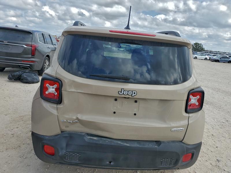 2016 Jeep Renegade VIN ZACCJBBT4GPC47491 COPART salvage auction — REAR END, TX - SALVAGE VEHICLE TITLE (P), sold $4,100 on 2026-07-02 (photo 6)