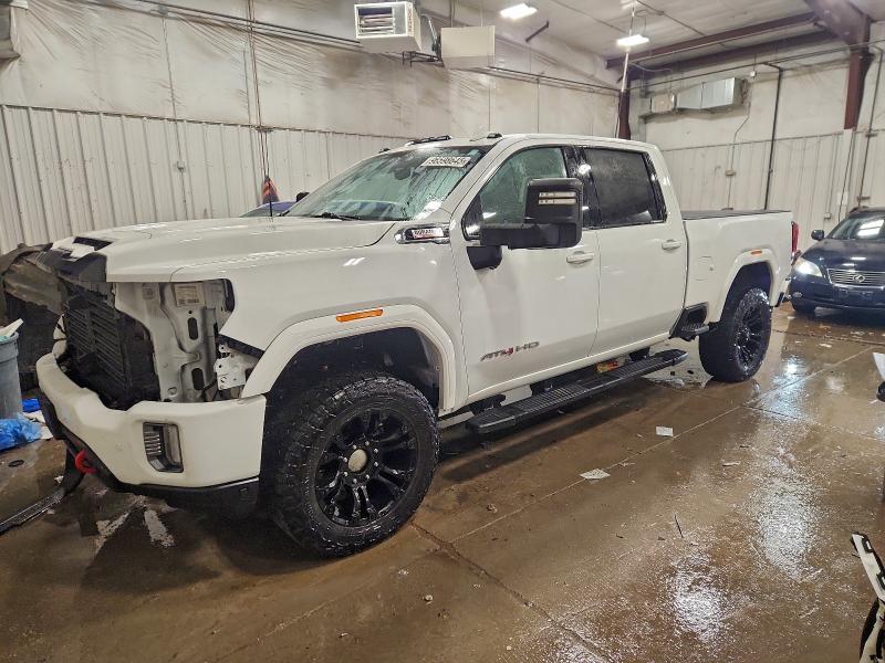 2020 GMC Sierra VIN 1GT49VEY9LF302648 COPART salvage auction — Front End, WI - CERT OF TITLE-SALVAGE VEHICLE, sold $23,200 on 2026-01-19 (photo 1)