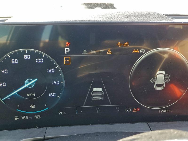 2024 Kia Telluride VIN 5XYP5DGC9RG537822 COPART salvage auction — SIDE, Ca - Salvage Certificate, sold $5,700 on 2026-07-24 (photo 9)