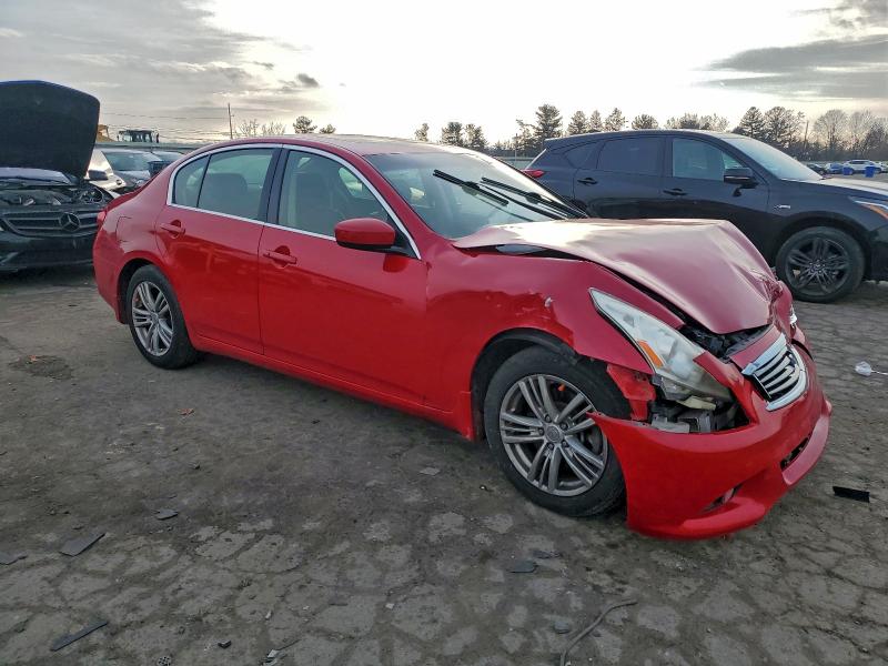 2013 Infiniti G VIN JN1CV6AP1DM303643 COPART salvage auction — FRONT END, Salvage Title, sold $825 on 2026-07-14 (photo 4)