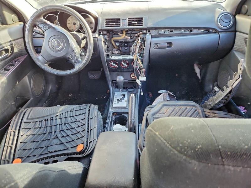 2008 Mazda 3 VIN JM1BK12GX81779853 COPART salvage auction — REAR END, Or - Salvage Title Certificate, sold $100 on 2026-07-22 (photo 8)