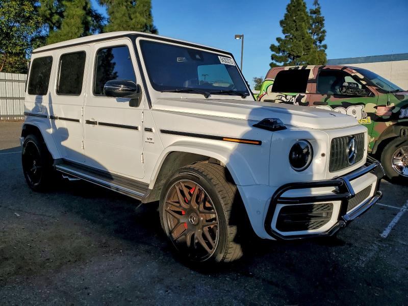 2021 Mercedes-benz G-class VIN W1NYC7HJ7MX410347 COPART salvage auction — MINOR DENT/SCRATCHES, Ca - Non-Repairable Vehicle Cert, sold $12,600 on 2026-07-09 (photo 4)
