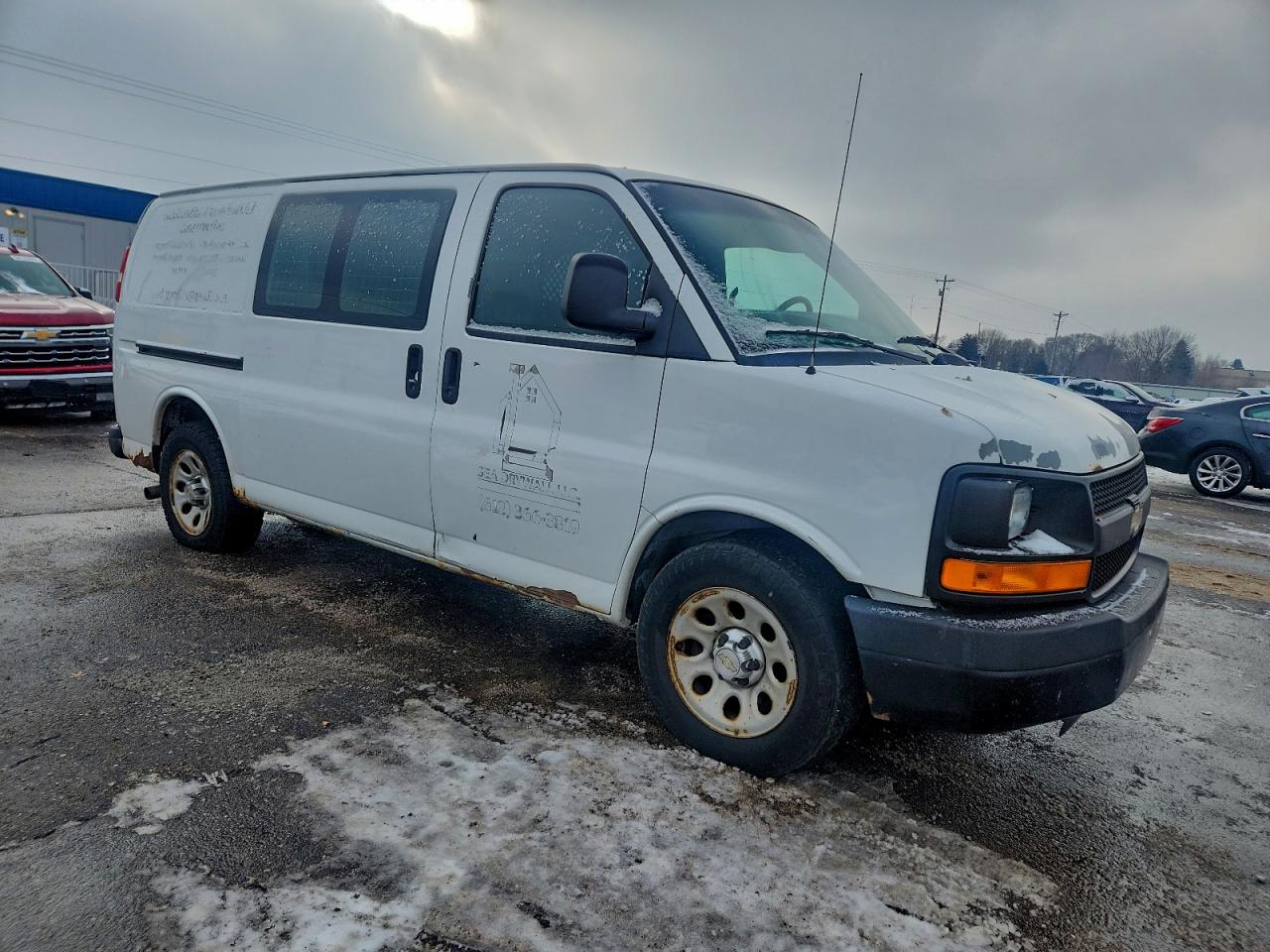 2012 Chevrolet Express VIN 1GCSGAFX3C1143666 COPART salvage auction — Side, MN - CERTIFICATE OF TITLE, sold $1,400 on 2026-02-16 (photo 4)