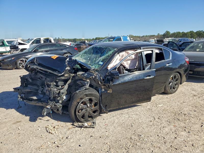 2017 Honda Accord VIN 1HGCR2F76HA176366 COPART salvage auction — FRONT END, Tx - Salvage Vehicle Title, sold $700 on 2026-07-02 (photo 1)