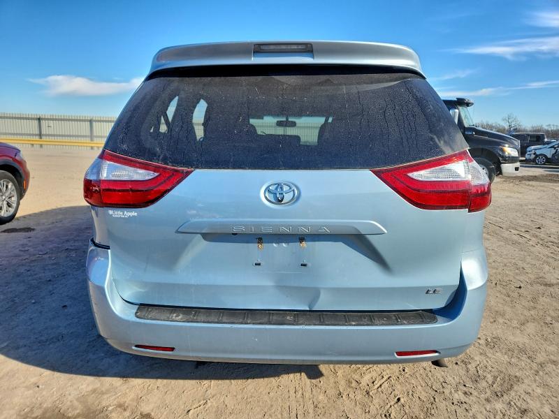 2017 Toyota Sienna VIN 5TDKZ3DCXHS851011 COPART salvage auction — SIDE, Id - Salvage Certificate Of Title, sold $3,100 on 2026-07-06 (photo 6)